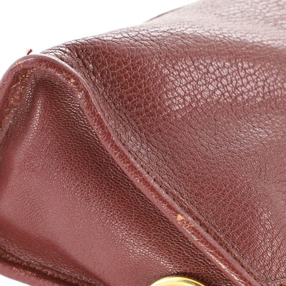 Balenciaga City Classic Metallic Edge Bag Leather Mini Red - Picture 8 of 9